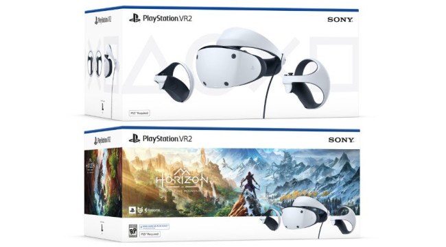 Standard and bundle packs for PSVR 2