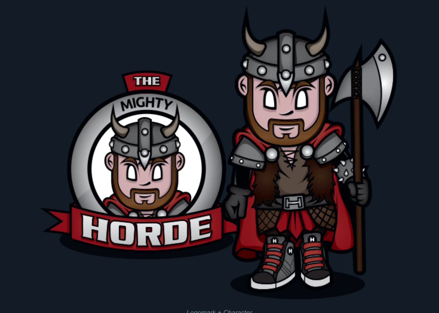 The Horde by Johnny Haru best mascot visuals examples