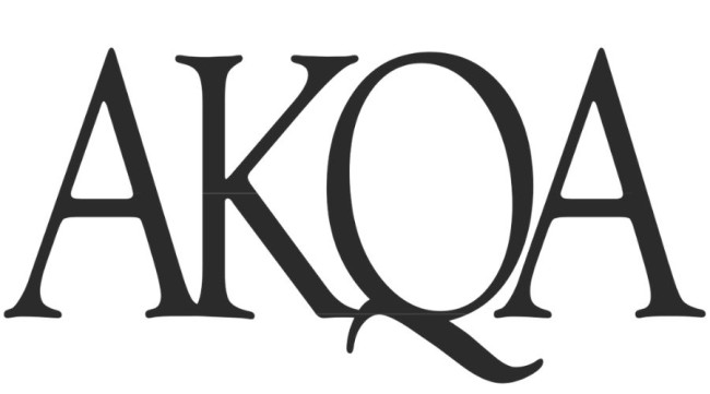 AkQA logo in black on a white background