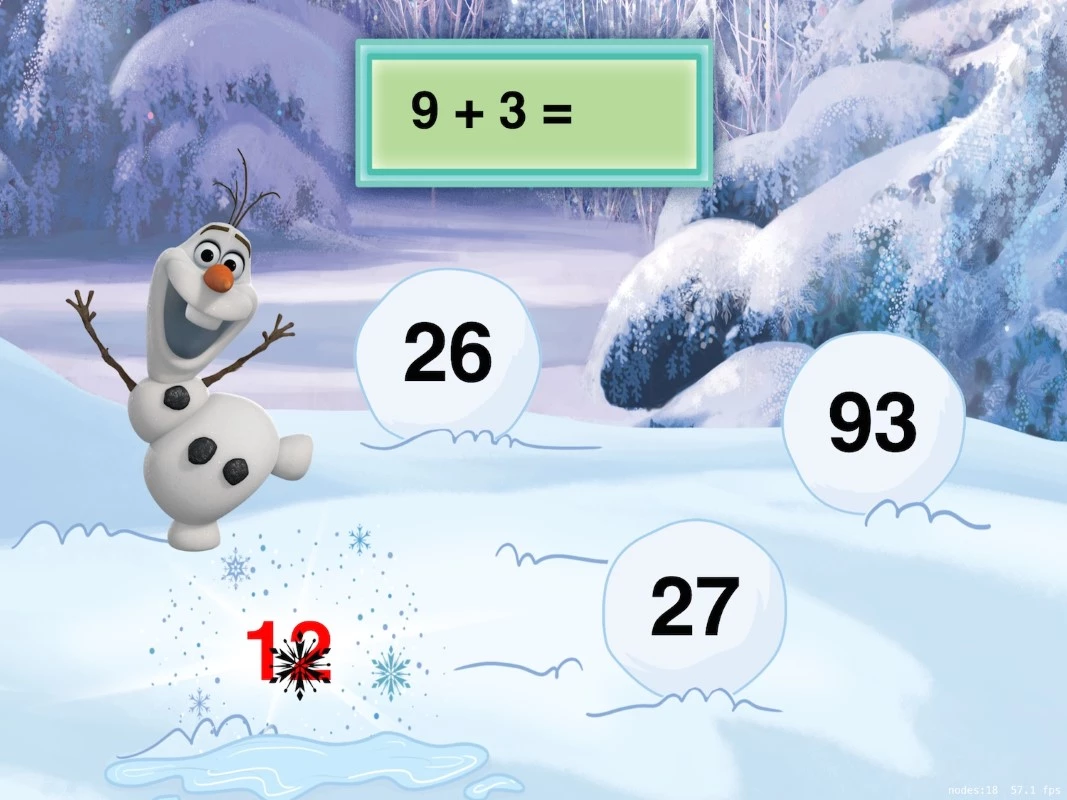 Exaud Frozen iPad Game Olaf Disney