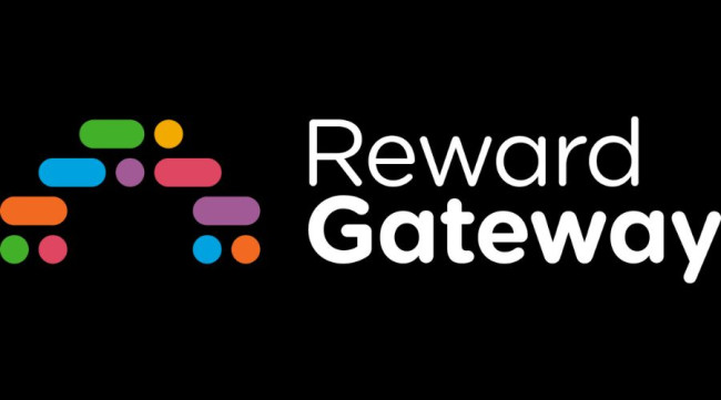 Reward Gateway logo on a black background