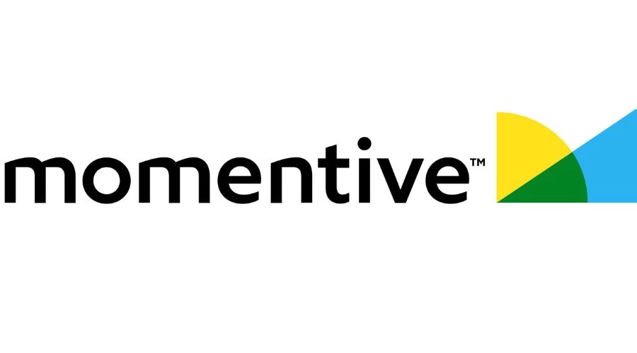 Momentive Logo in a white backbround