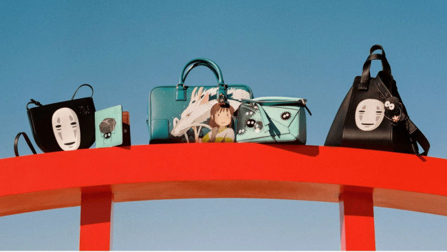 Limited-edition Loewe pieces with Studio Ghibli designs