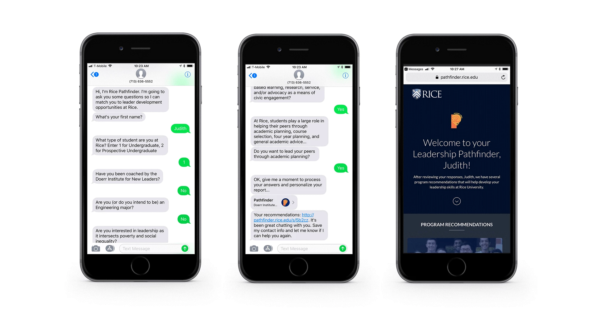 Google Design Sprint Rice University App