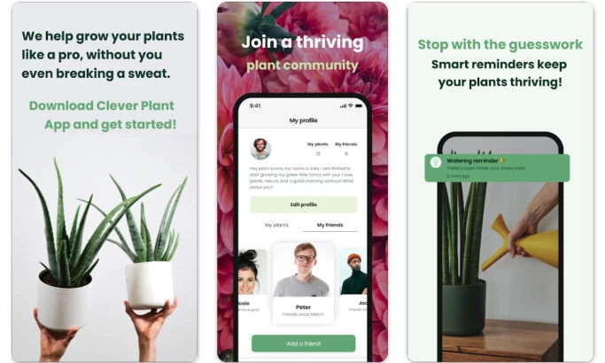 App design for Clever Plant platform