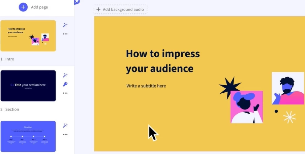 Genially visual storytelling example