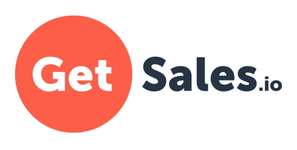 The logo of B2B sales automation tools provider GetSales on a white background.