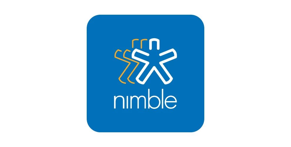 Nimble Logo Nimble logo on a white background