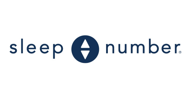 Sleep Number logo on a white background