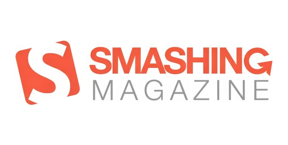 The logo of Smashing Magazine on a white background
