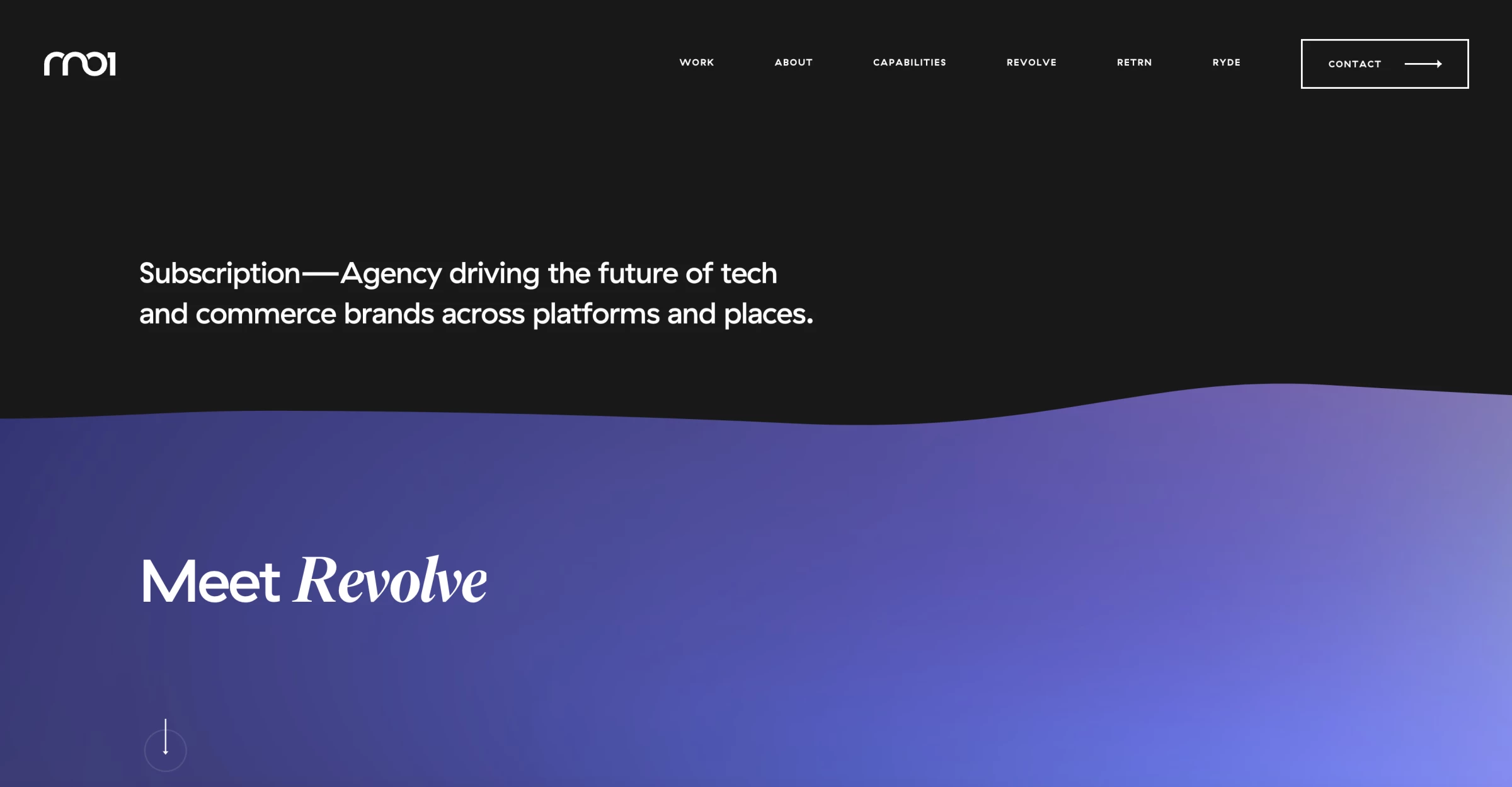 Website Overview of RNO1 agency