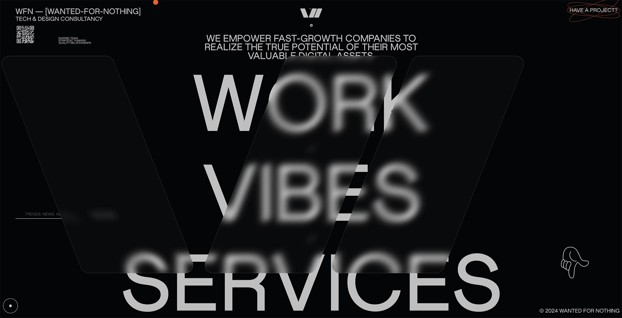 Website Overview of WFN agency