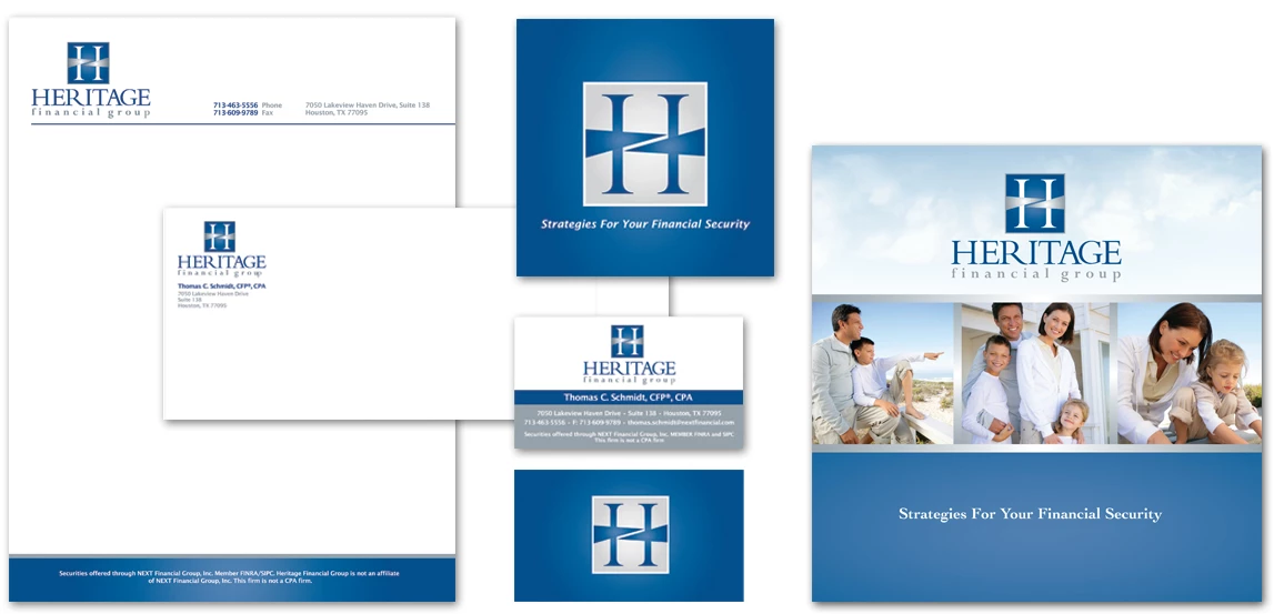 Heritage Financial Group logo design