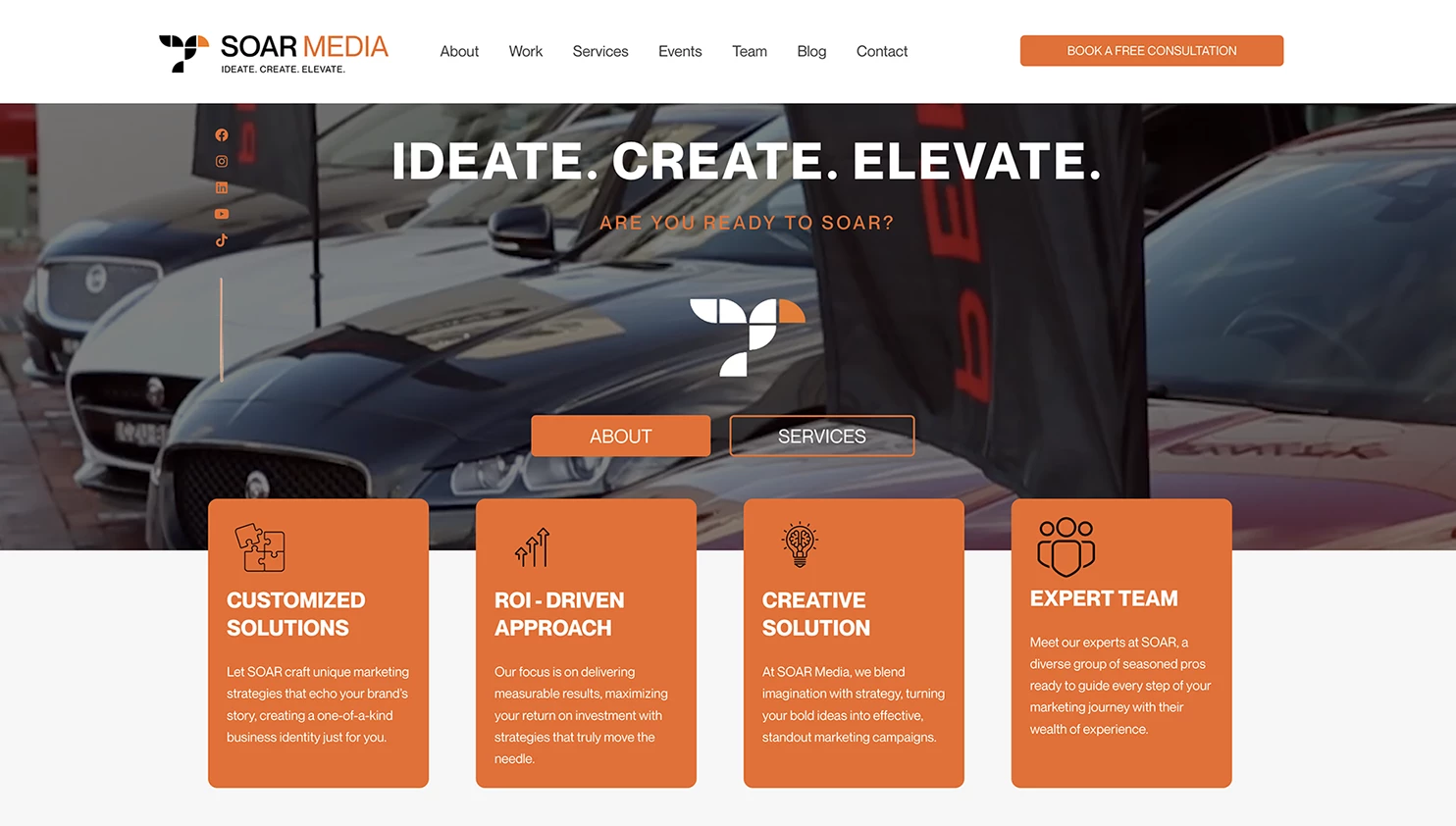 Website Overview of SOAR Media