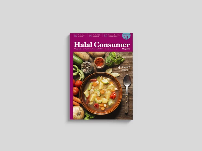 Halal Consumer Magazine print design