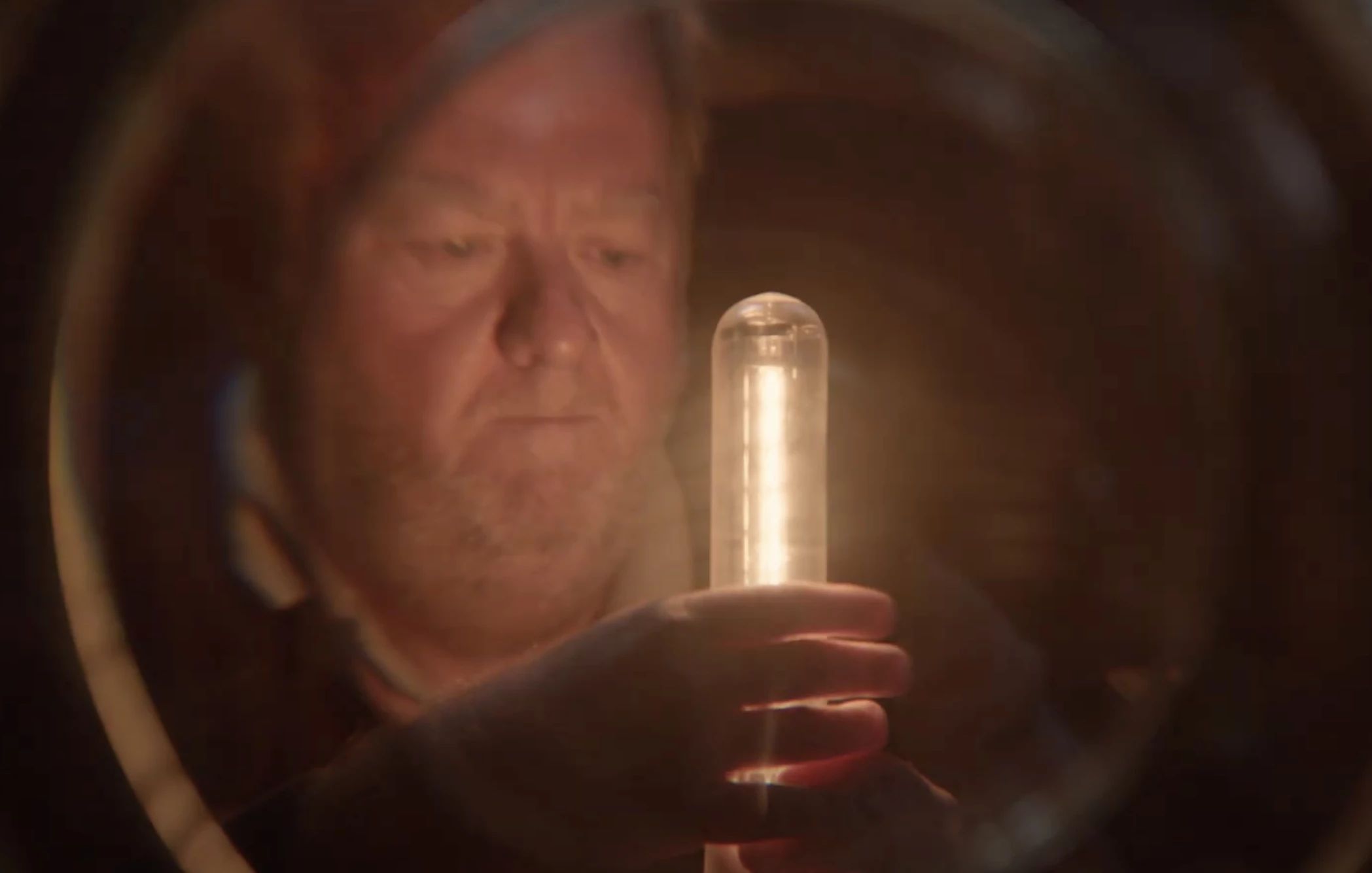 The lighthouse keeper starts his day.