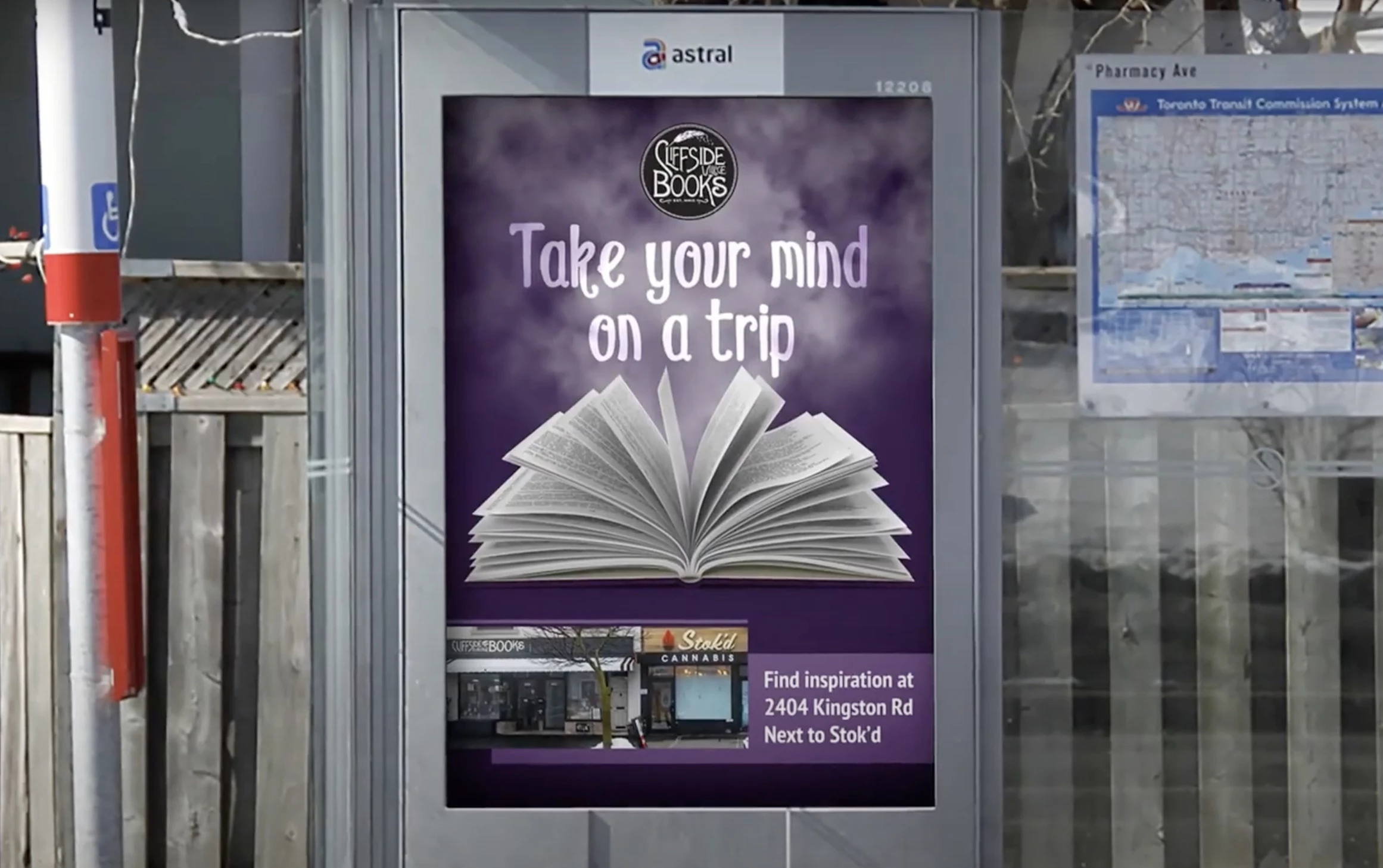 A sample of how Stok'd creatively circumvented cannabis advertising laws in Canada.