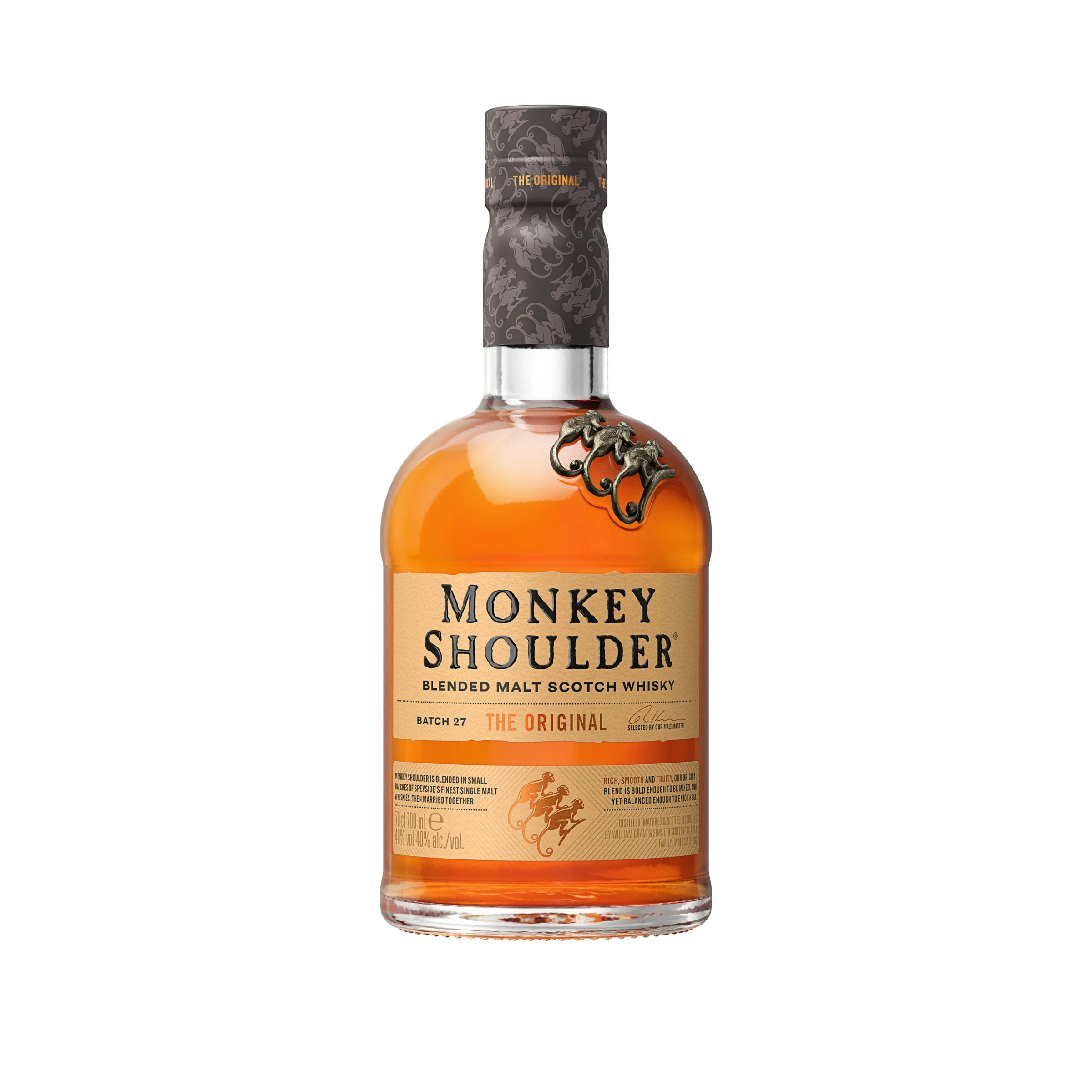 Monkey Shoulder's New Bottle Design