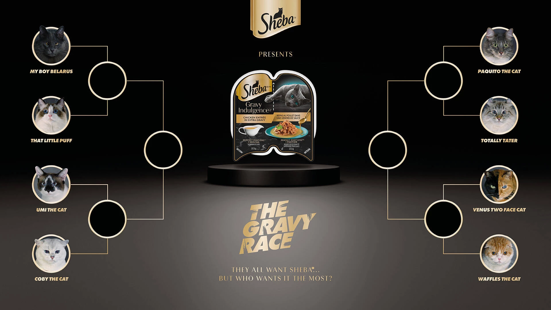 The Gravy Race is a single-elimination tournament.