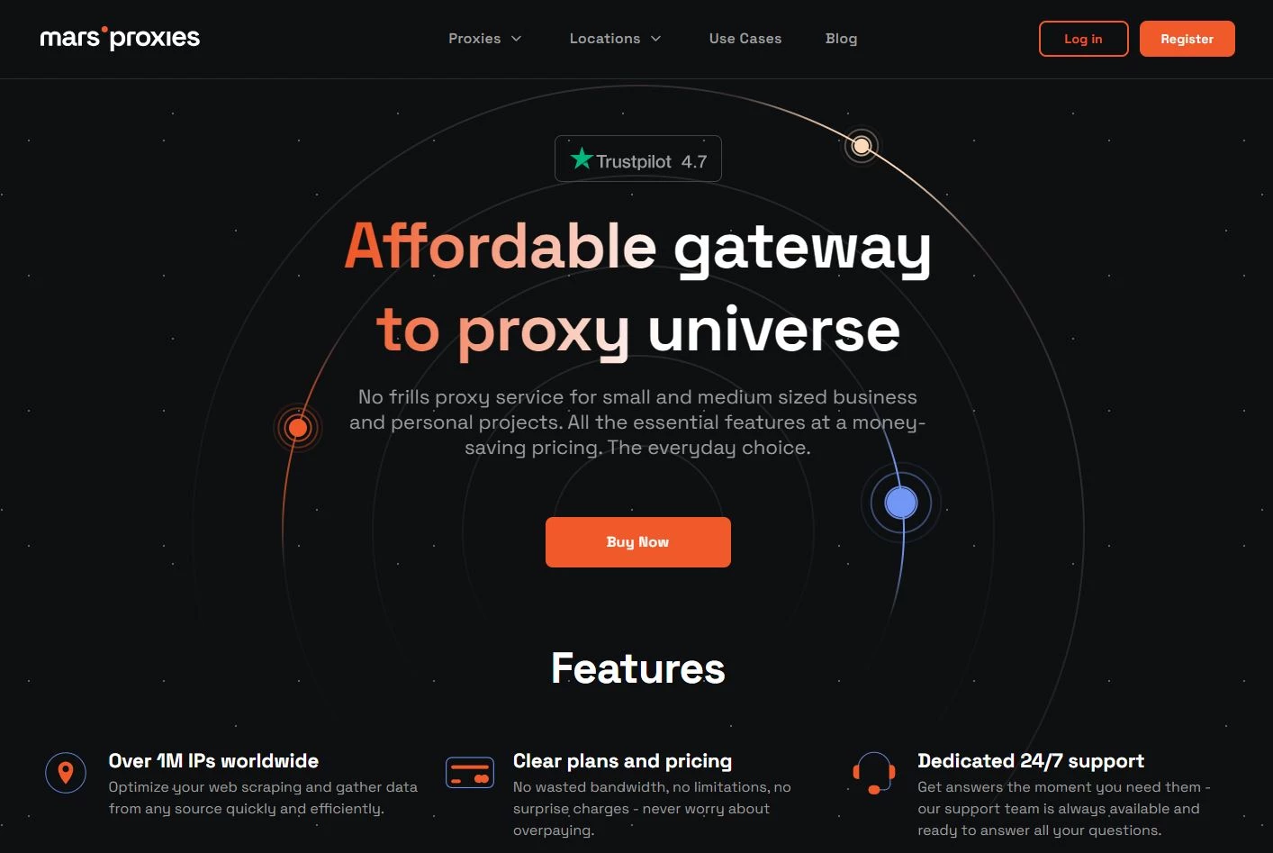 MarsProxies datacenter proxy providers