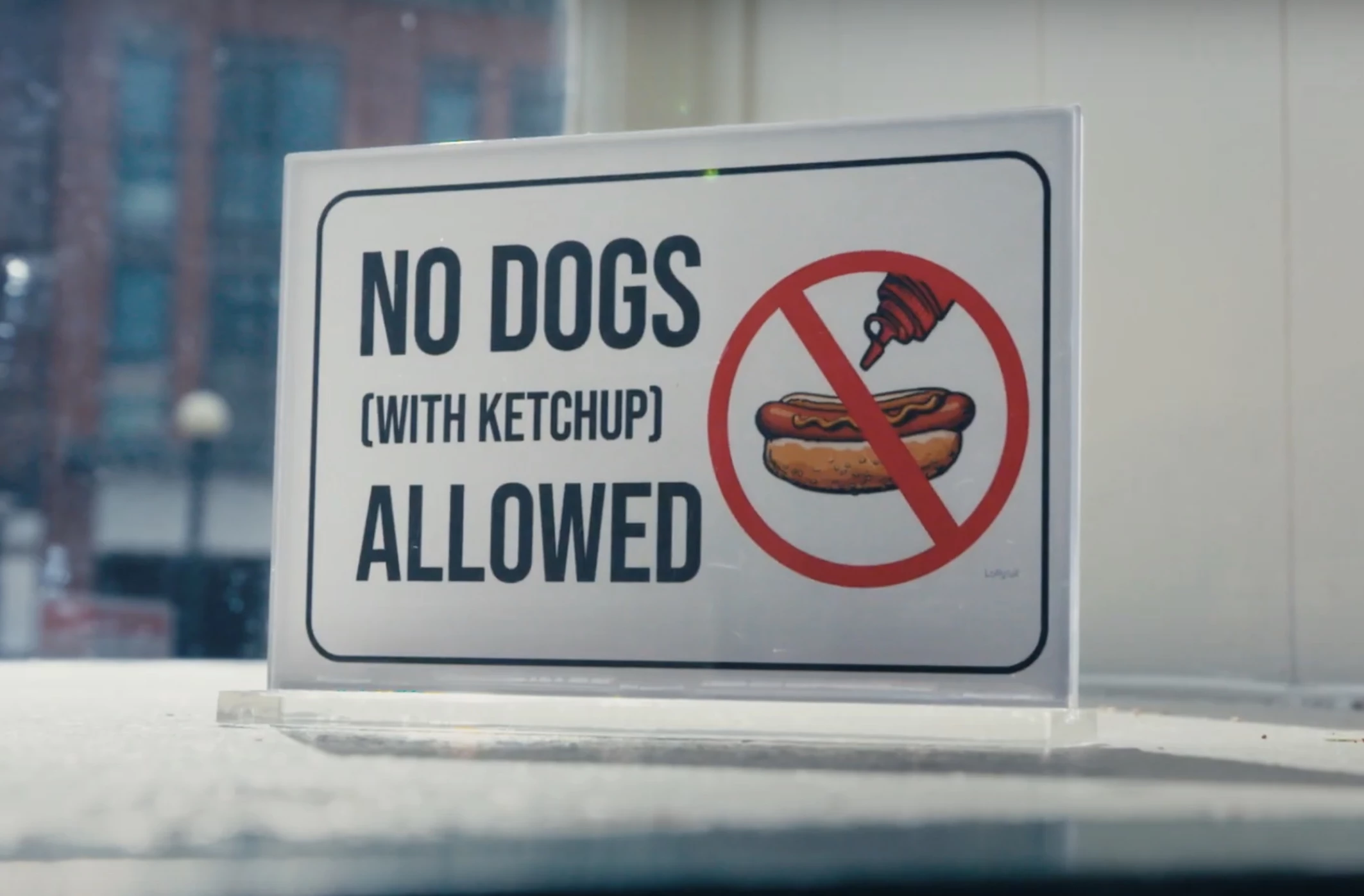 Chicago hot-dog sandwiches are known for not having ketchup.