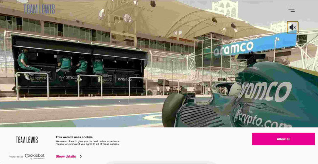 team-lewis Team Lewis homepage-screenshot