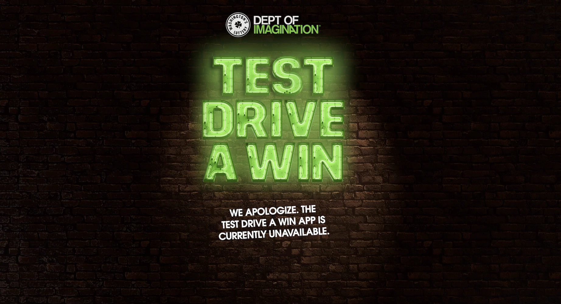 A screenshot of 'Test Drive A Win's' website.