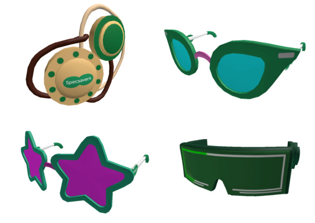 Players can obtain these items and make their Roblox avatar wear them.