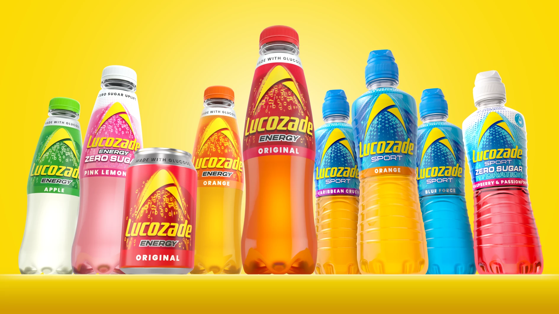 Lucozade will debut its new product packaging in the summer.