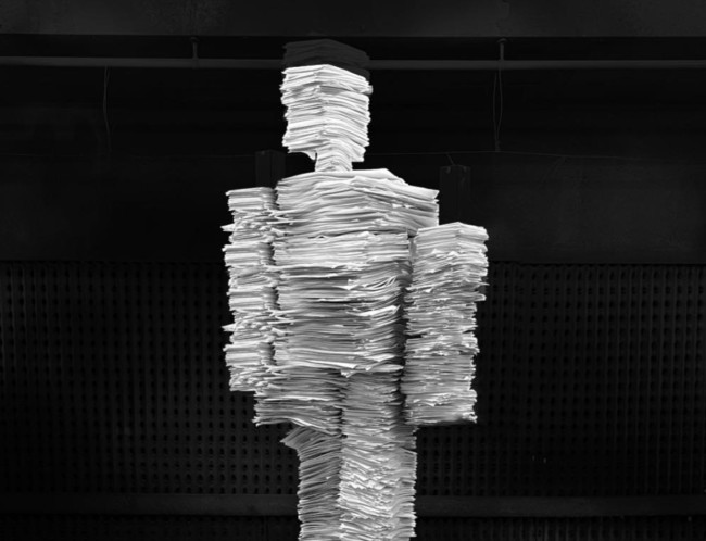 A close-up of the Waiting Workforce art installation | Source: JPMorgan Chase A close-up of the Waiting Workforce art installation | Source: JPMorgan Chase