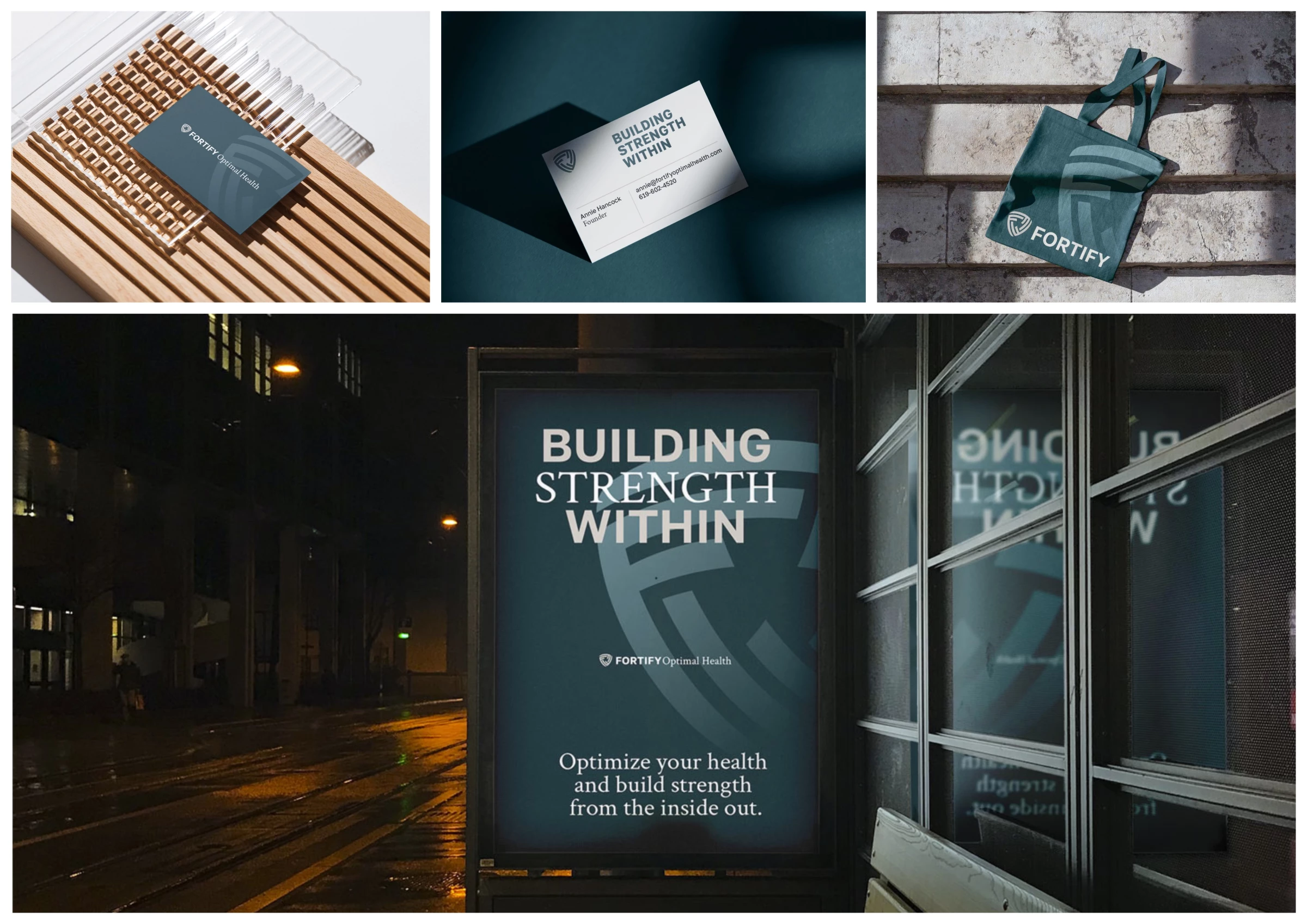 DesignRush's Best logo Design goes to Studio Ostendo for its work on Fortify Optimal Health.