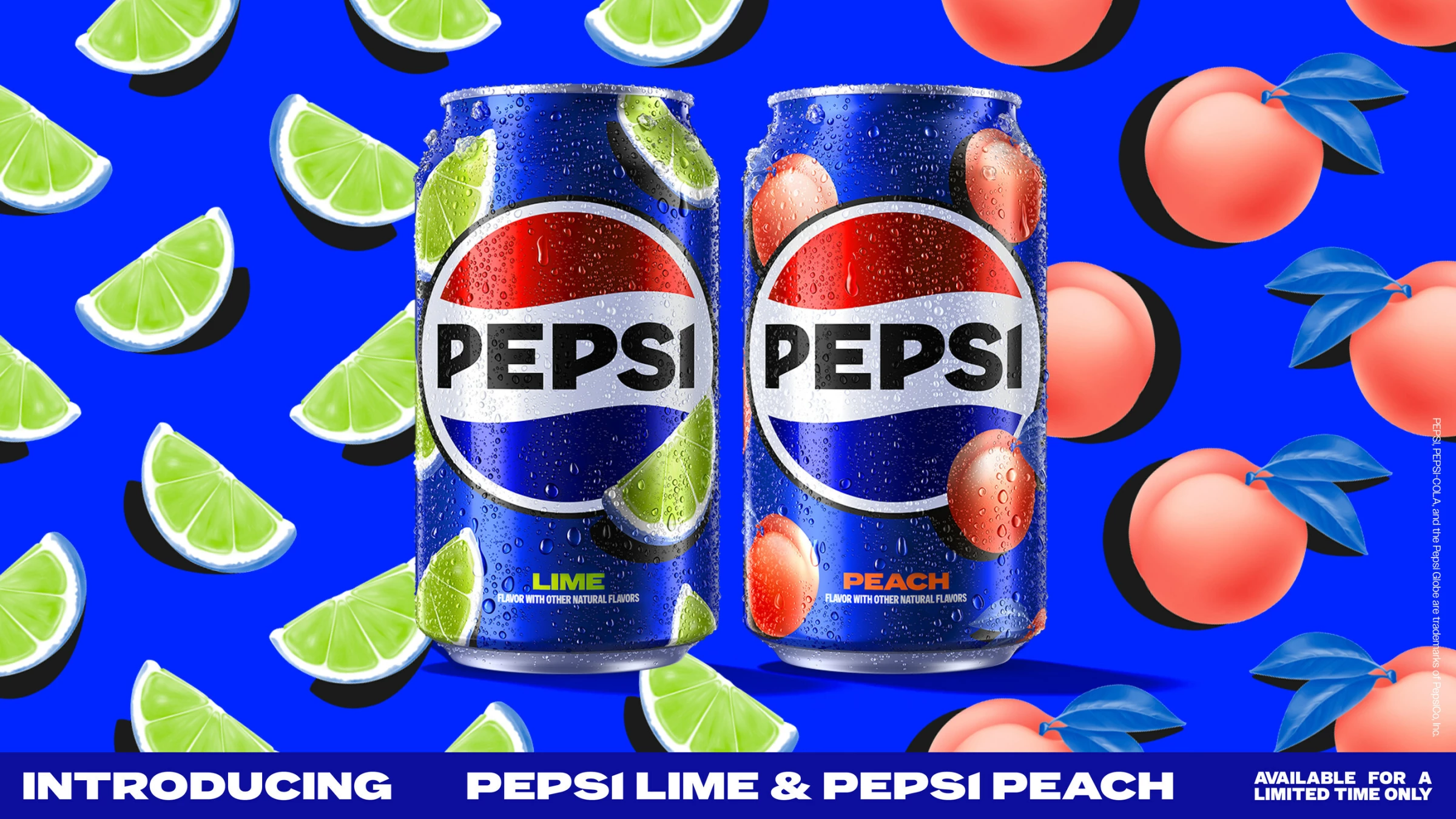 Pepsi Lime and Pepsi Peach | Source: PR Newswire