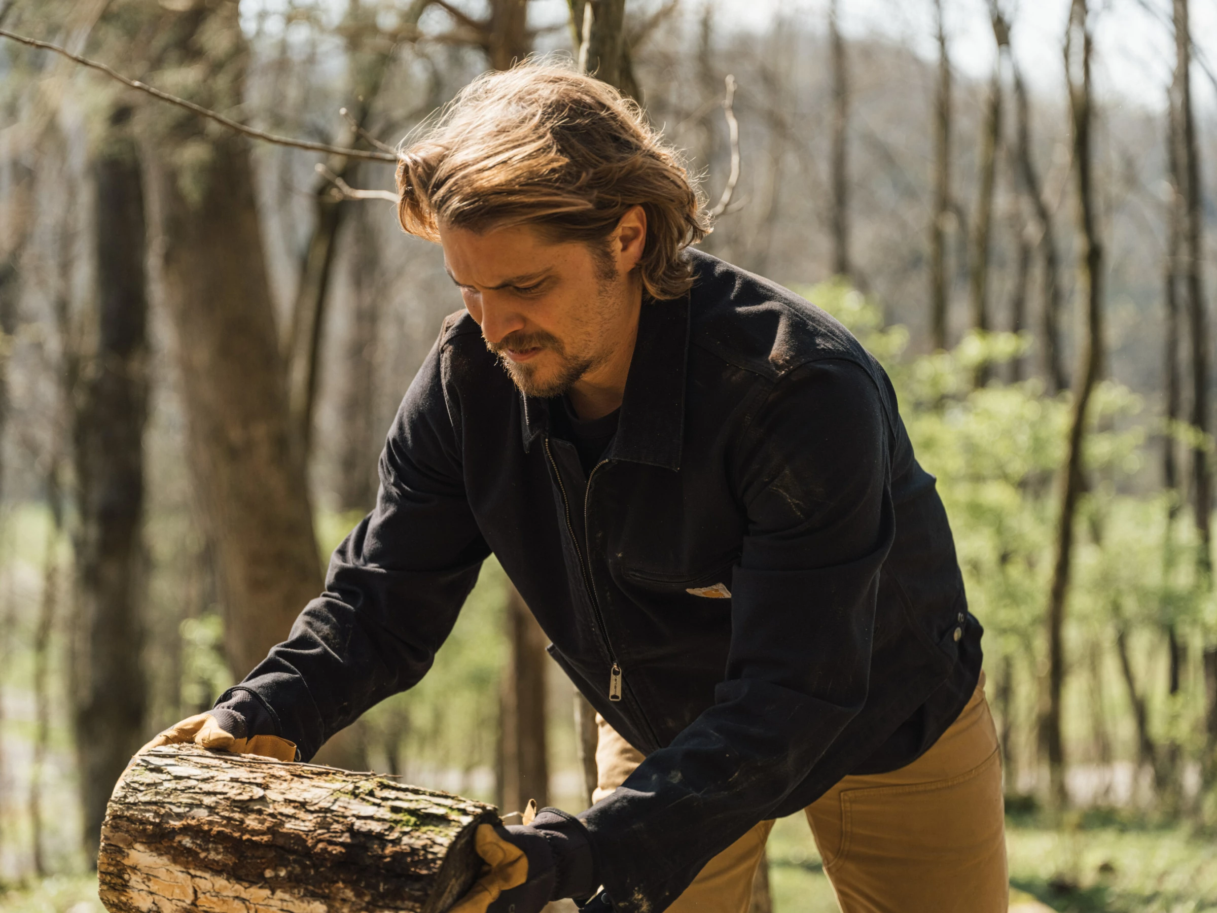 Luke Grimes Sporting Carhartt | Source: PR Newswire