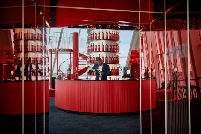 The Campari Lounge Located in the Palais des Festival