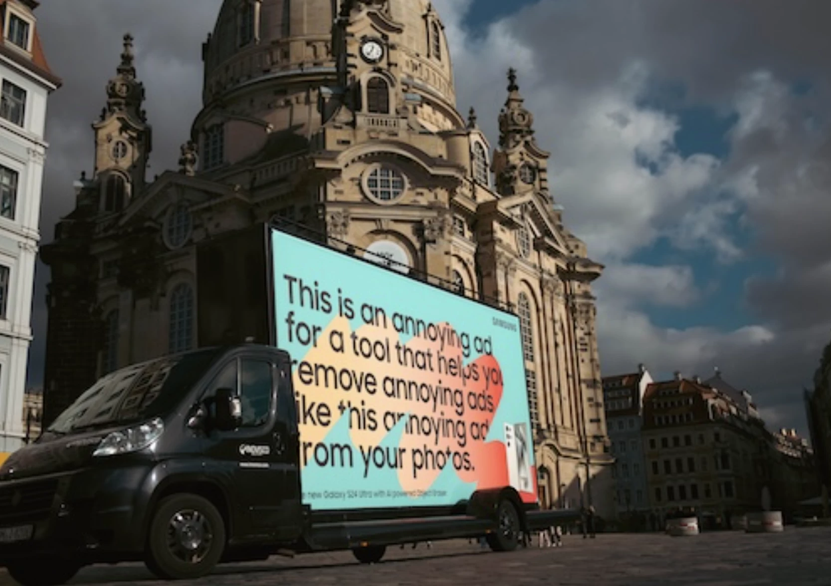 The 'Annoying Ad' In Action | Source: Samsung