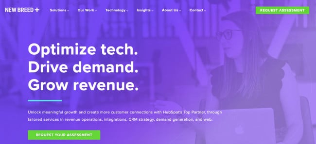 new-breed New Breed homepage-screenshot