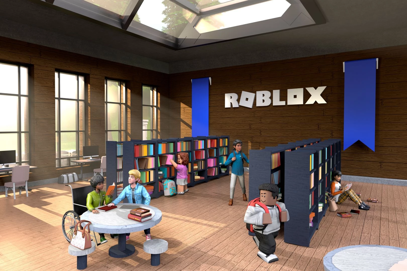 A Library in Roblox's World