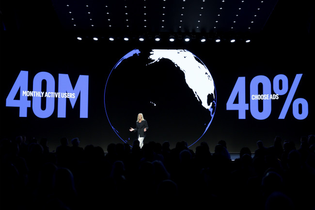 Reinhard Presenting at the Netflix Upfront 2024 Reinhard presents at the Netflix Upfront 2024 in New York City.