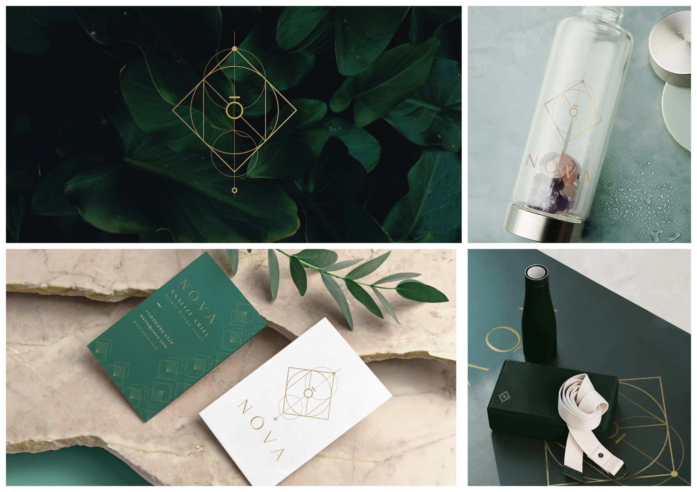 Soona Studio wins best logo design for Nova Yoga.