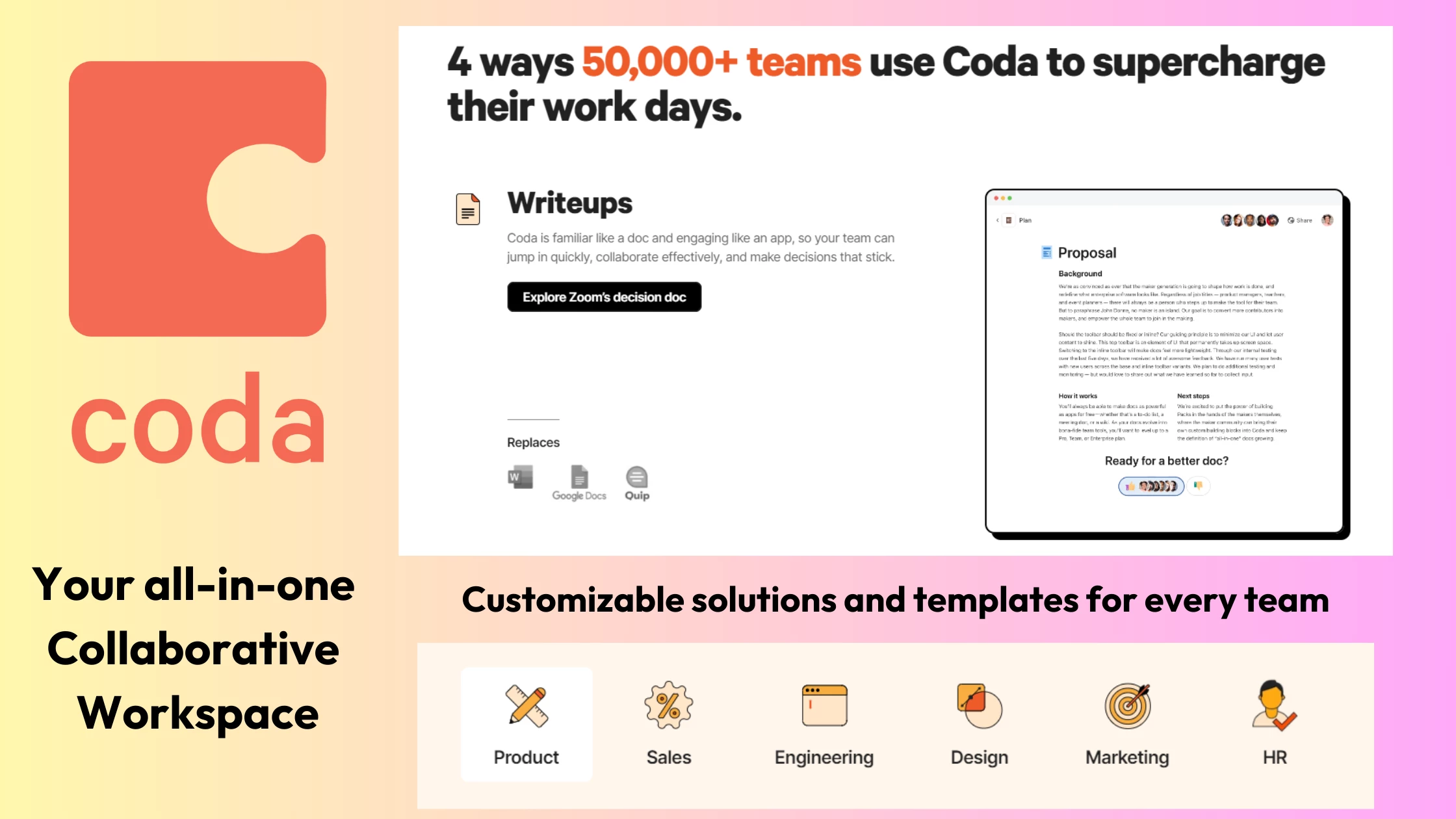 Best eCommerce Tools - Coda