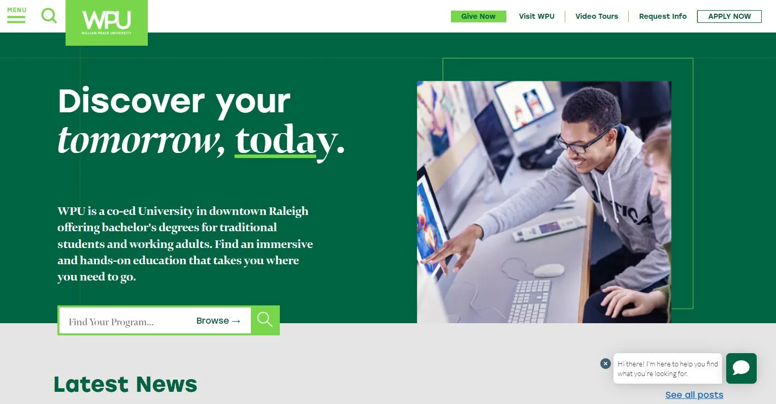 best-marketing-schools-William-Peace-University Best marketing schools: William Peace University