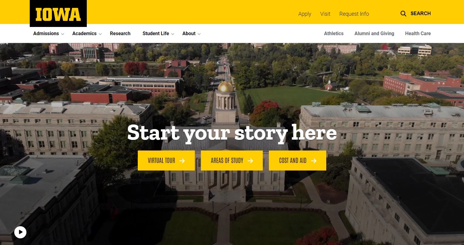 best-marketing-schools-University-of-Iowa University of Iowa website