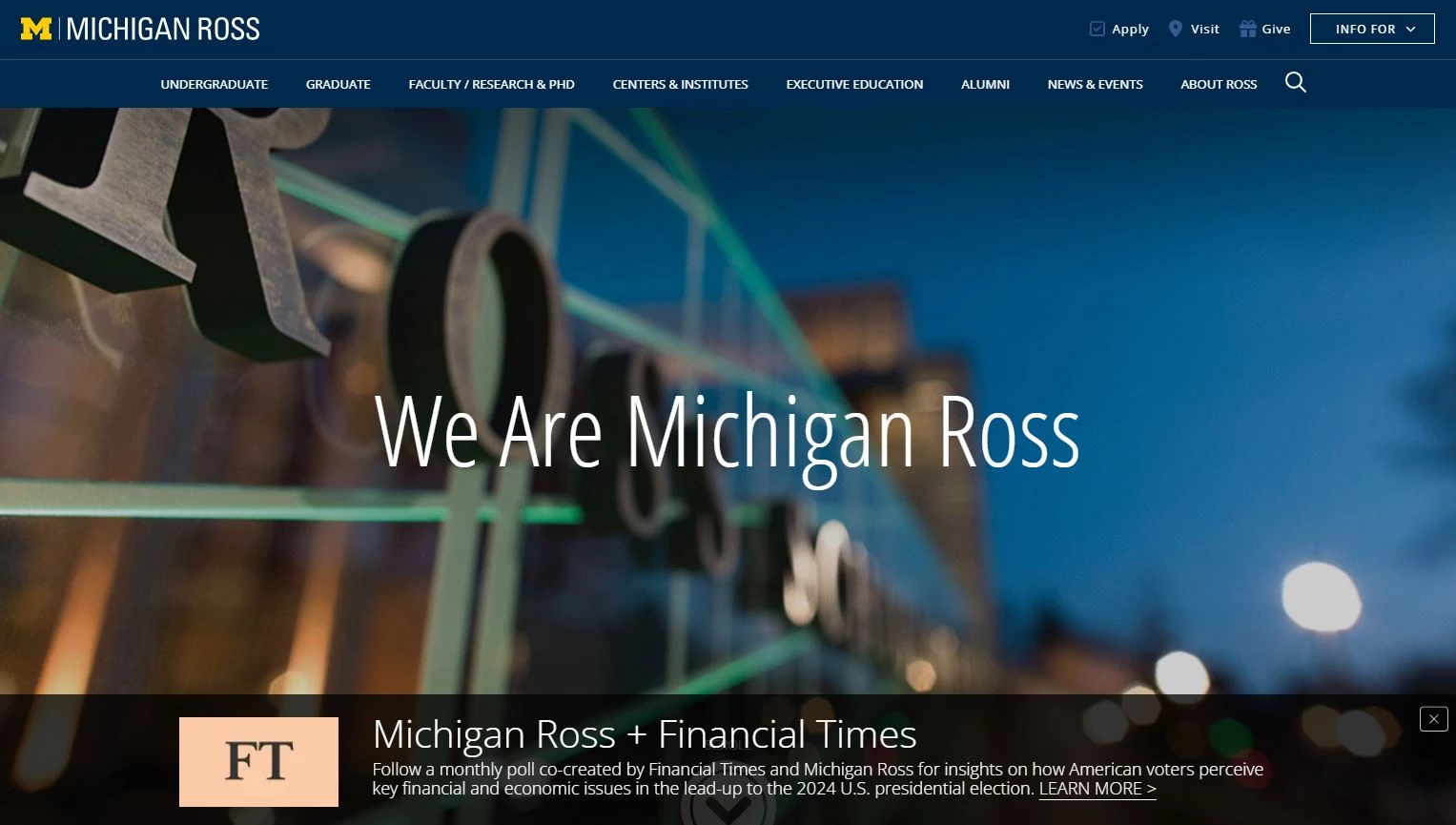 best-marketing-schools-University-of-Michigan University of Michigan website