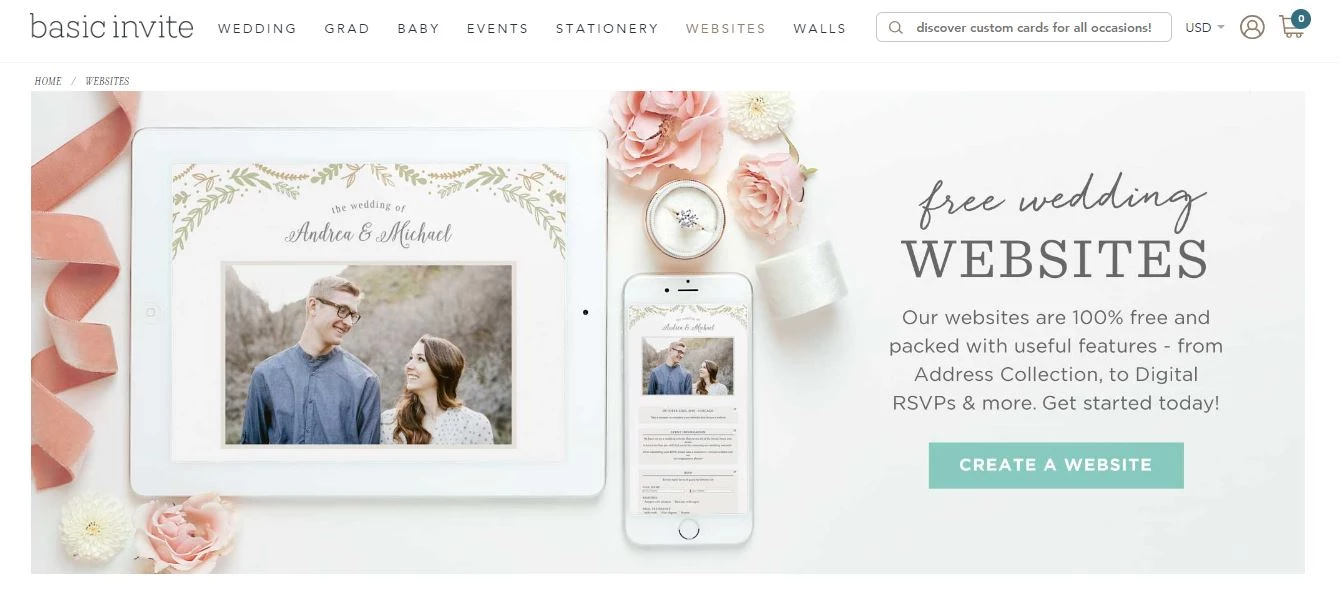 Basic Invite Free Wedding Websites Basic Invite Free Wedding Websites