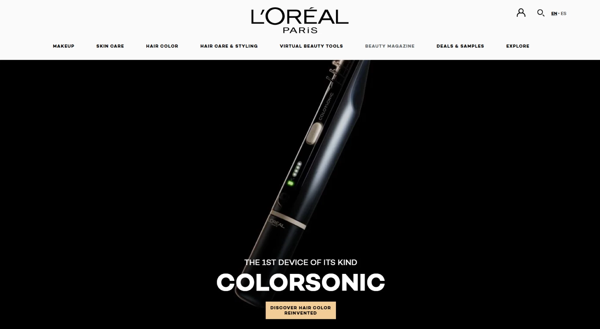 L'Oreal Paris USA Website