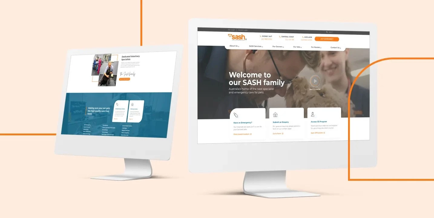 Studio Twofold's case study on SASH Veterinary