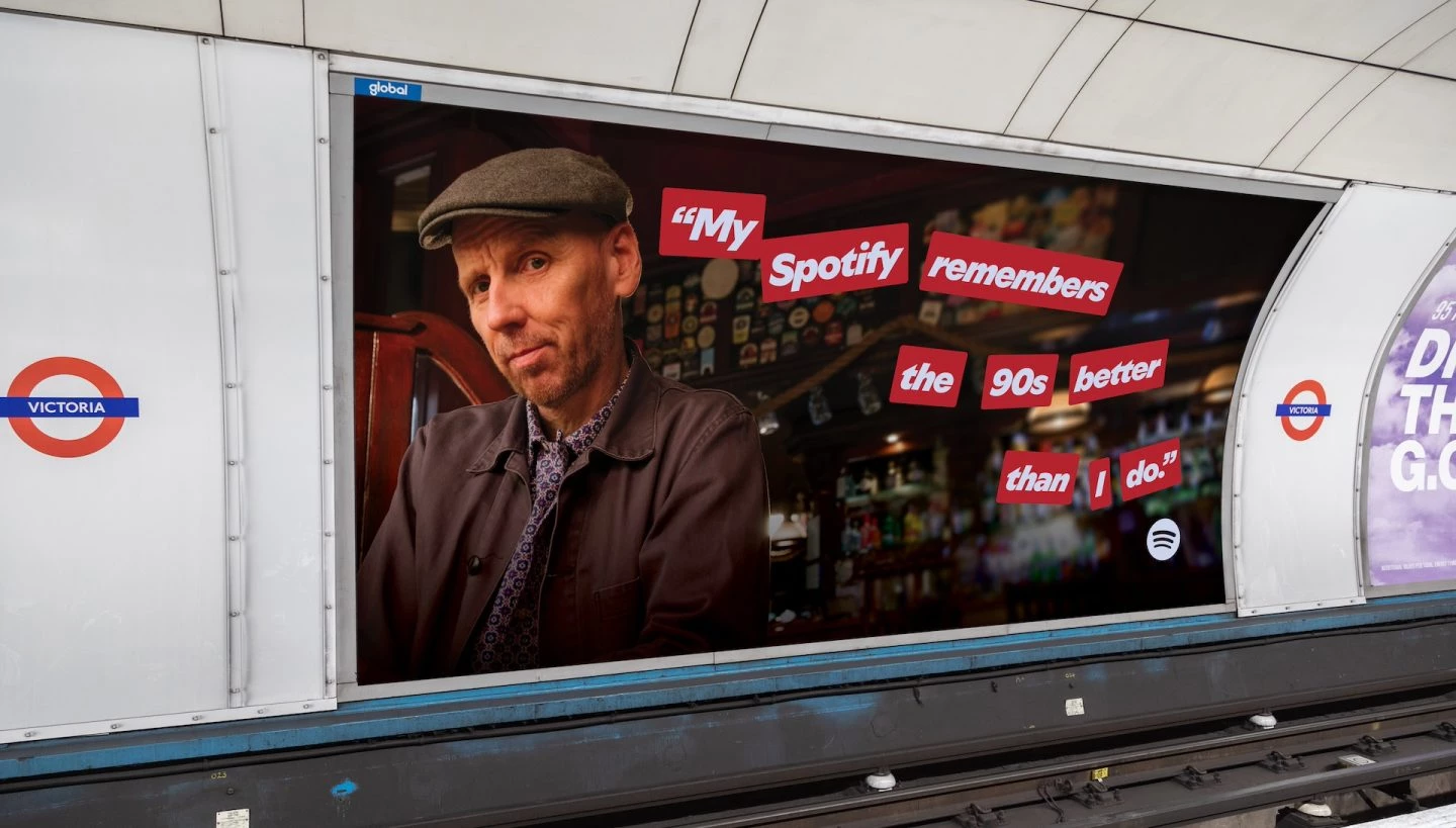 My Spotify ad in London