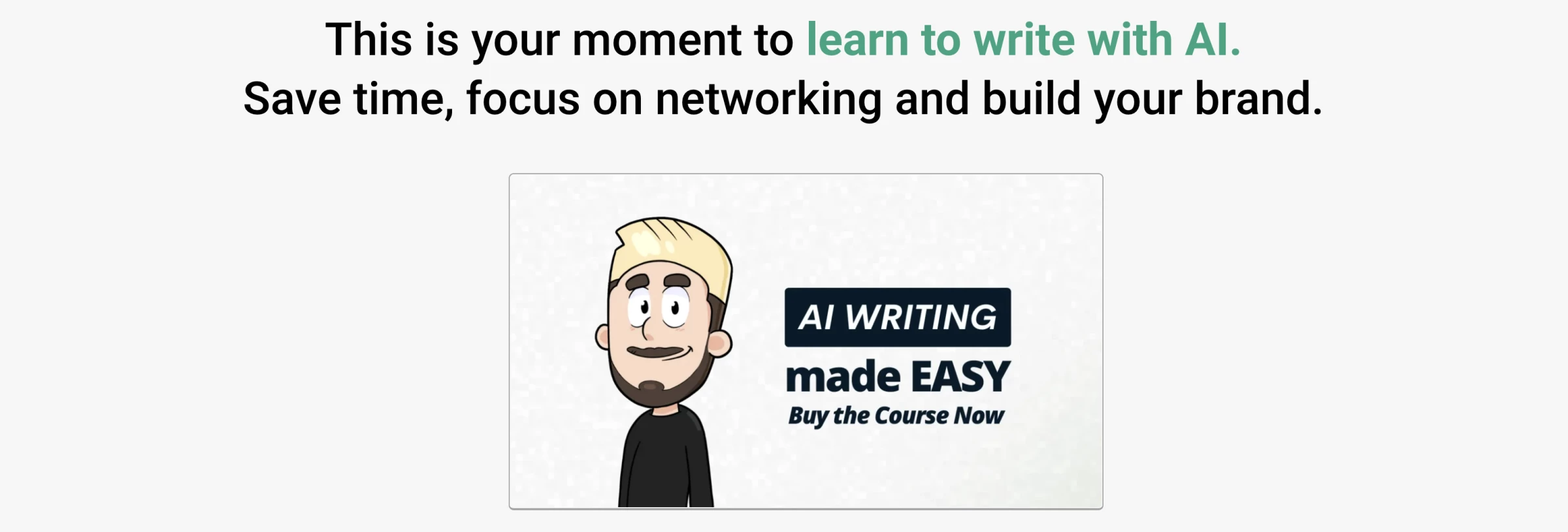 Write with AI | Luke Matthews Website Logo | Source: Wizard of Odd Marketing