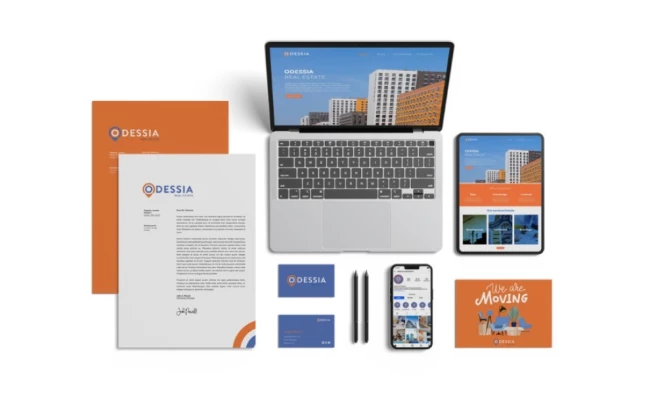 Stationery print design