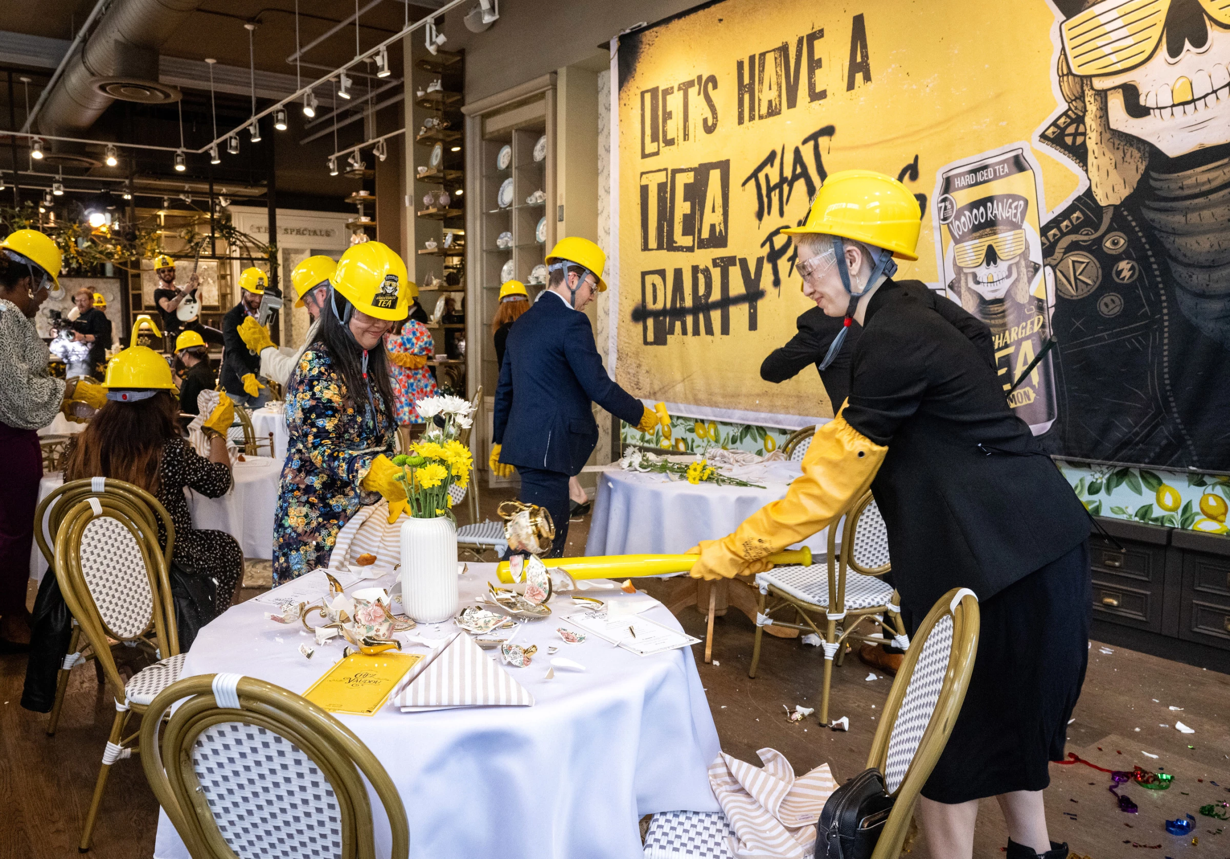 Voodoo Ranger launched its Hardcharged Tea with a marketing stunt at Chez Vaudou, New York